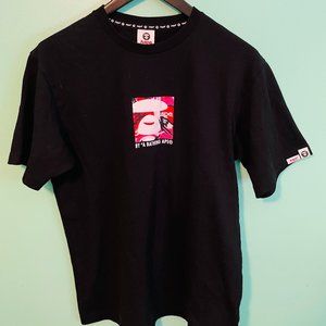 AAPE by A Bathing Ape Pink Camo Small Box Tee